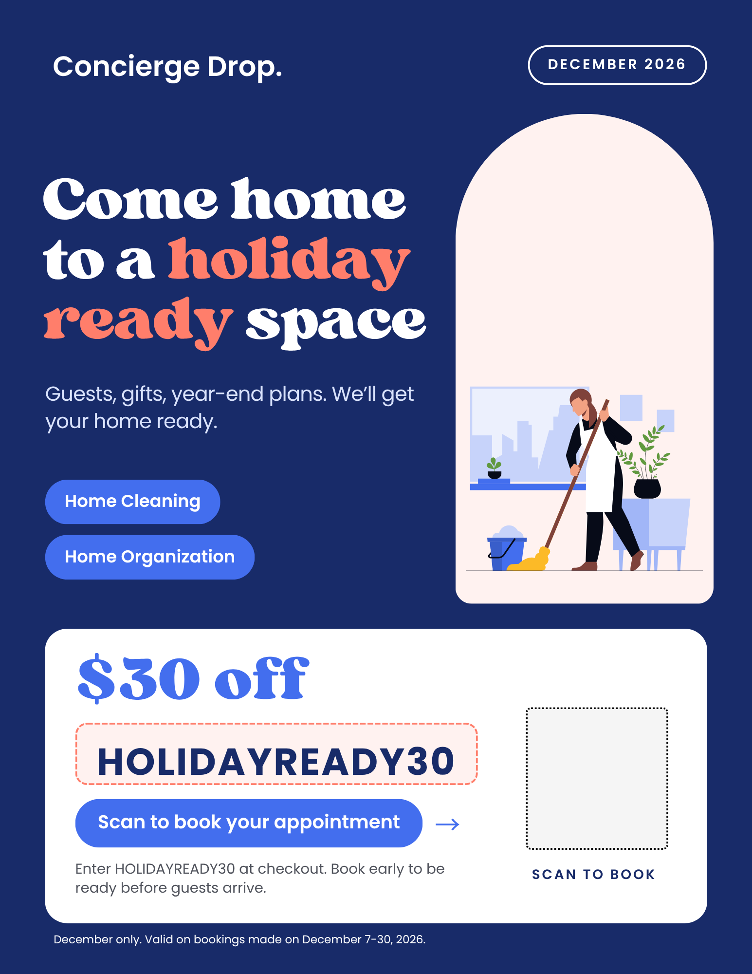 December cleaning flyer as sent